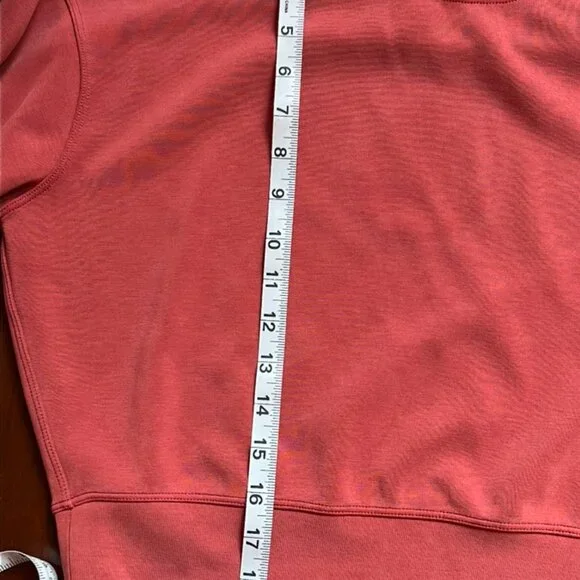 Lululemon Perfectly Oversized Cropped Crew Softstreme Cayenne Size XS - Picture 10 of 10